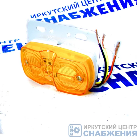 Указатель габарита желтый, с кронштейном LED 102х27х51 24V (уп.2) SD-4002A-2