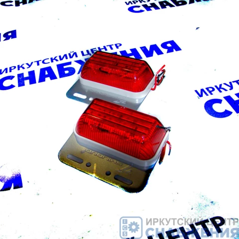 Указатель габарита красный, с кронштейном LED 106х85х33 24V (уп.2) SD-4003-1